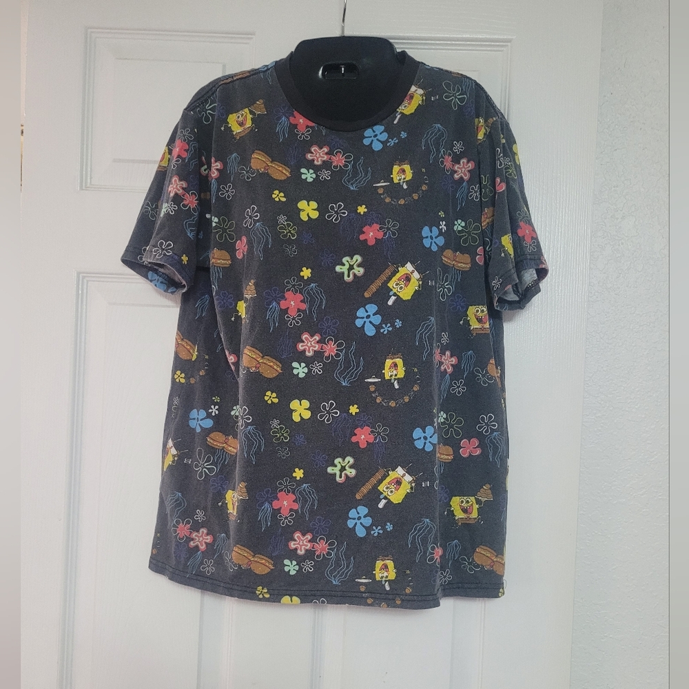 SpongeBob SquarePants Graphic T-Shirt - Black